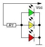 Расчет ограничительного резистора светодиодов для приоры